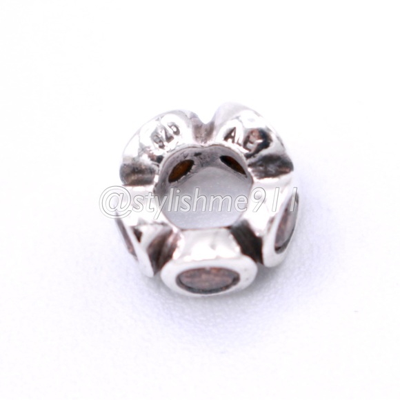 Authentic PANDORA Lights Brown CZ Spacer - Picture 9 of 11